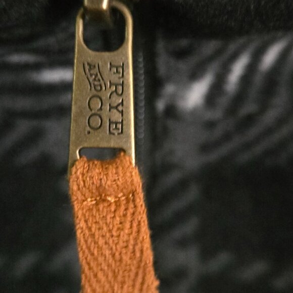 FRYE & CO. NWT Plaid 1/4 Zip Fleece Gray Black Jacket XL - Picture 5 of 8